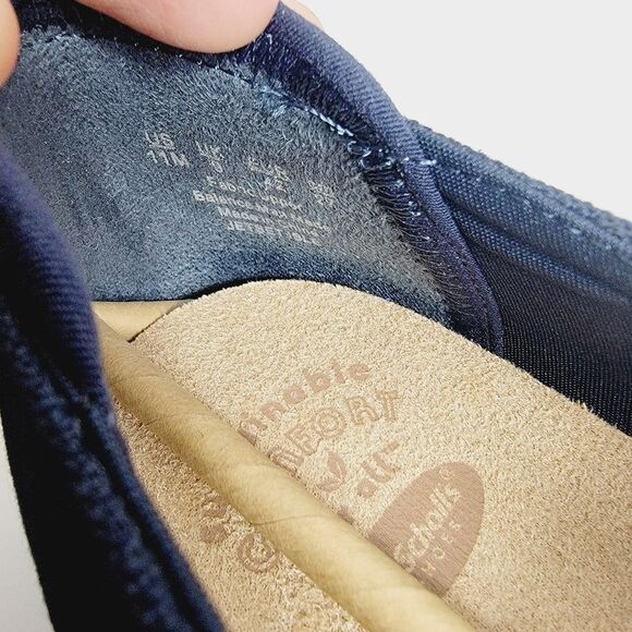 NEW Dr Scholl's Jetset Isle Navy Canvas Loafer Size 11 - Picture 7 of 8